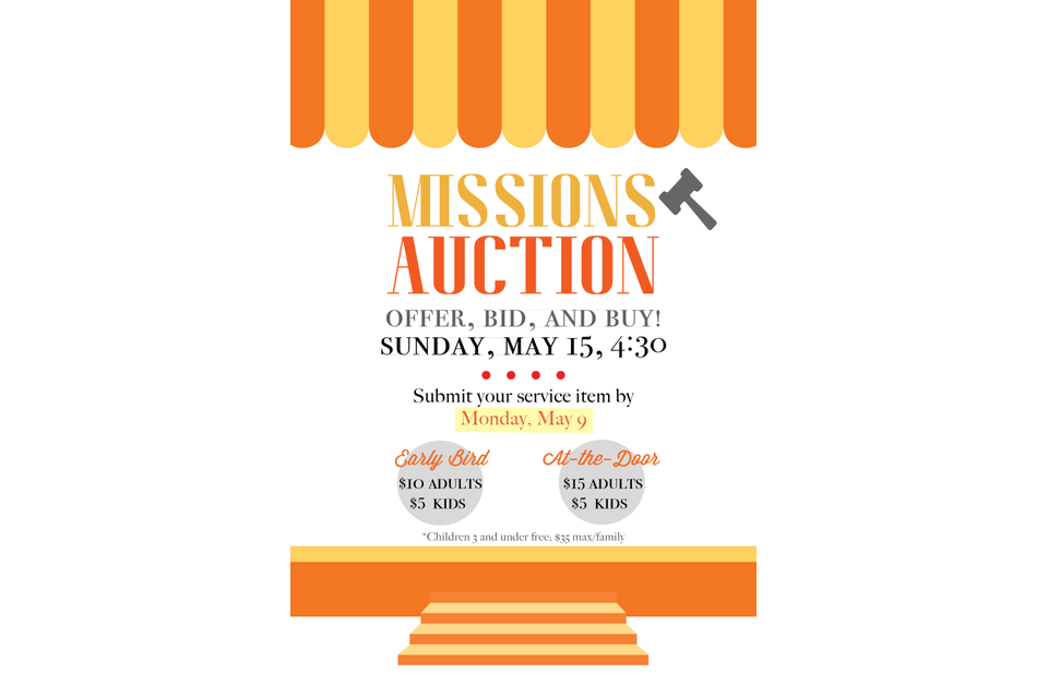 2016 Missions Auction