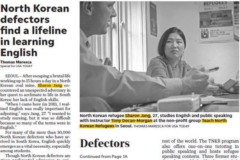 Tutor North Korean refugees